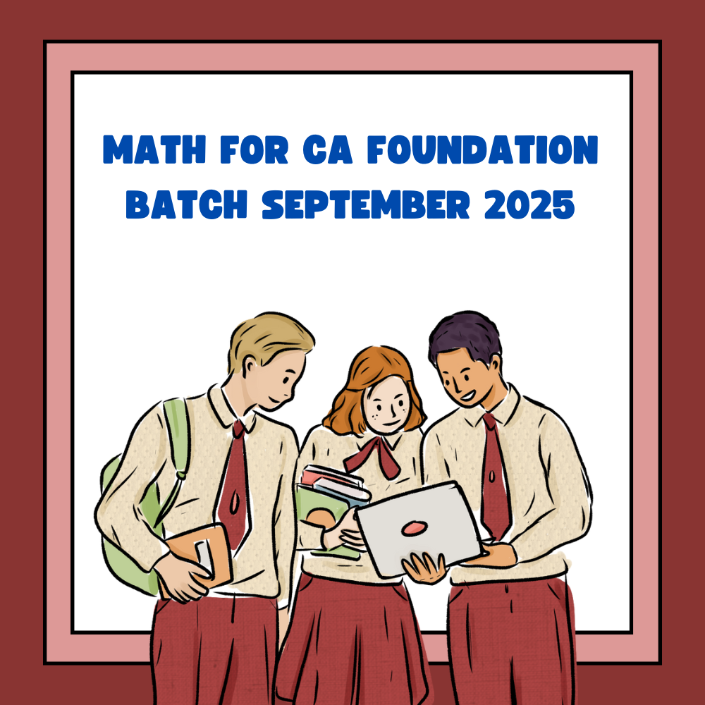 Math for CA Foundation Batch JAN 2026